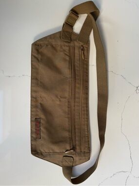 Rick Steves Money Belt Small Beige Travel Fanny Pack Waist Wallet Elastic Zipper